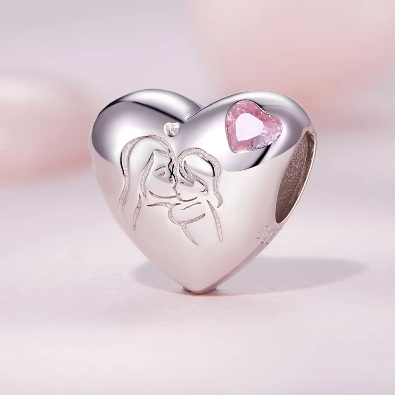 (image pour) Charm style Pandora Amour Maternel - BSC827 - Afficher 2