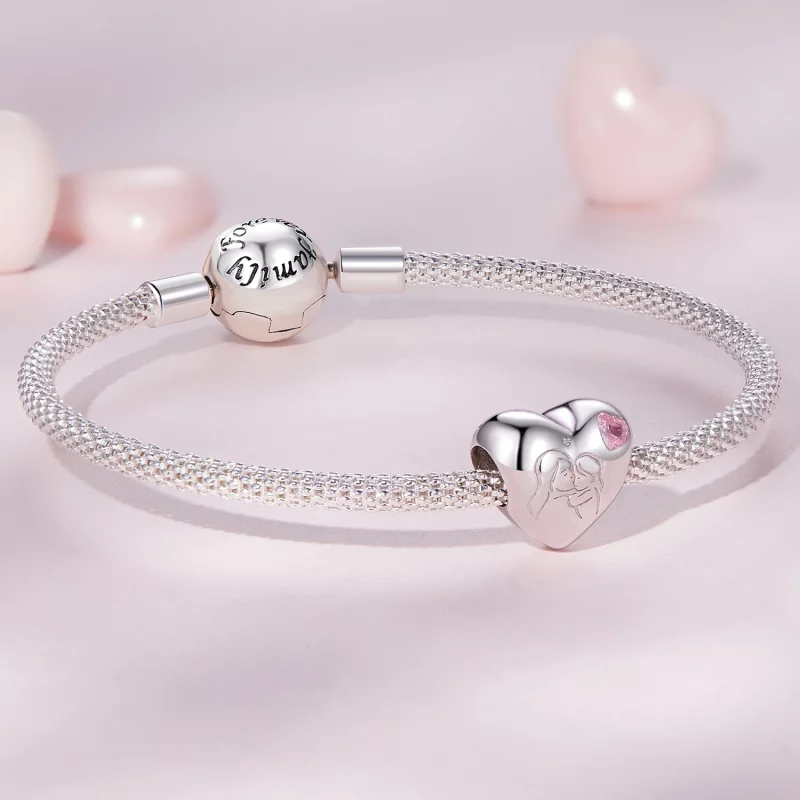 (image pour) Charm style Pandora Amour Maternel - BSC827 - Afficher 5