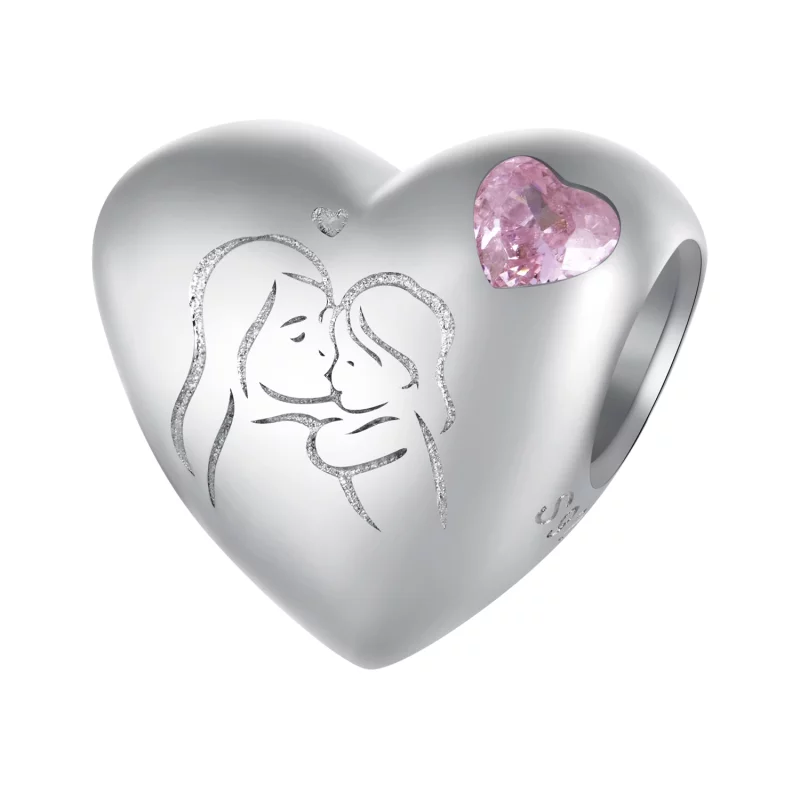 (image pour) Charm style Pandora Amour Maternel - BSC827 - Afficher 7