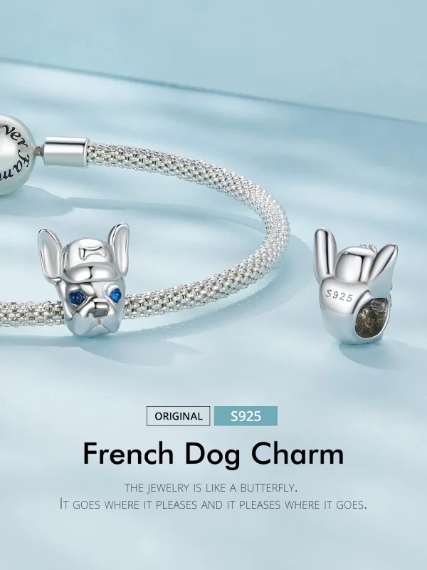 (image pour) Charm style Pandora Bouledogue Français - SCC2588 - Afficher 2