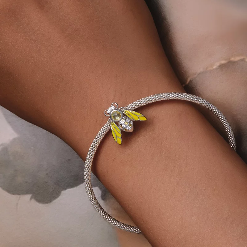 (image pour) Charm style Pandora en forme d'abeille - SCC2599 - Afficher 7