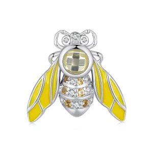 Charm style Pandora en forme d'abeille - SCC2599 (image pour) Charm style Pandora en forme d'abeille - SCC2599