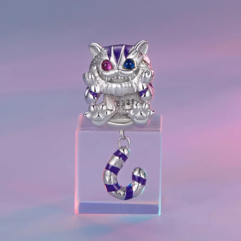 (image pour) Charm style Pandora en forme de chat fantastique - SCC2529 - Afficher 2
