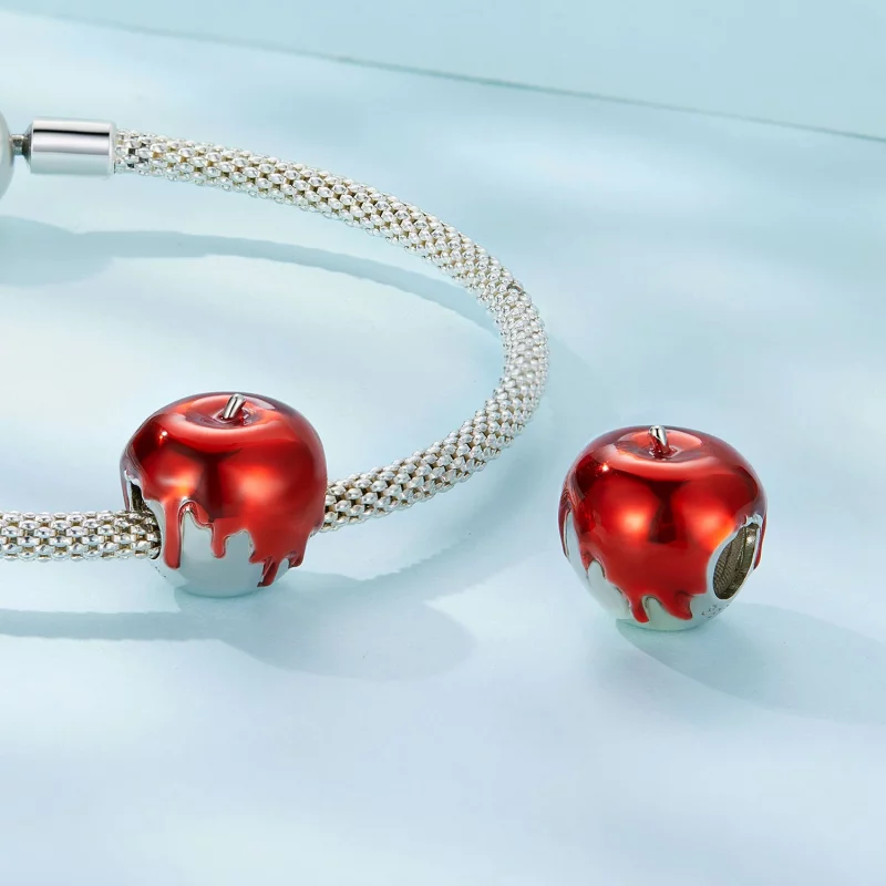(image pour) Charm style Pandora en forme de pomme - SCC2644 - Afficher 4