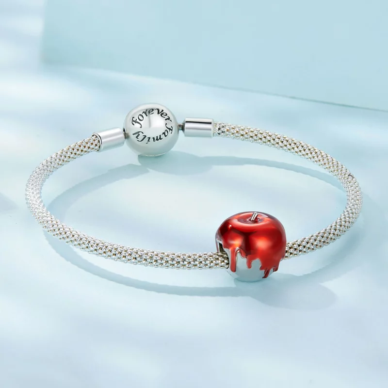 (image pour) Charm style Pandora en forme de pomme - SCC2644 - Afficher 5