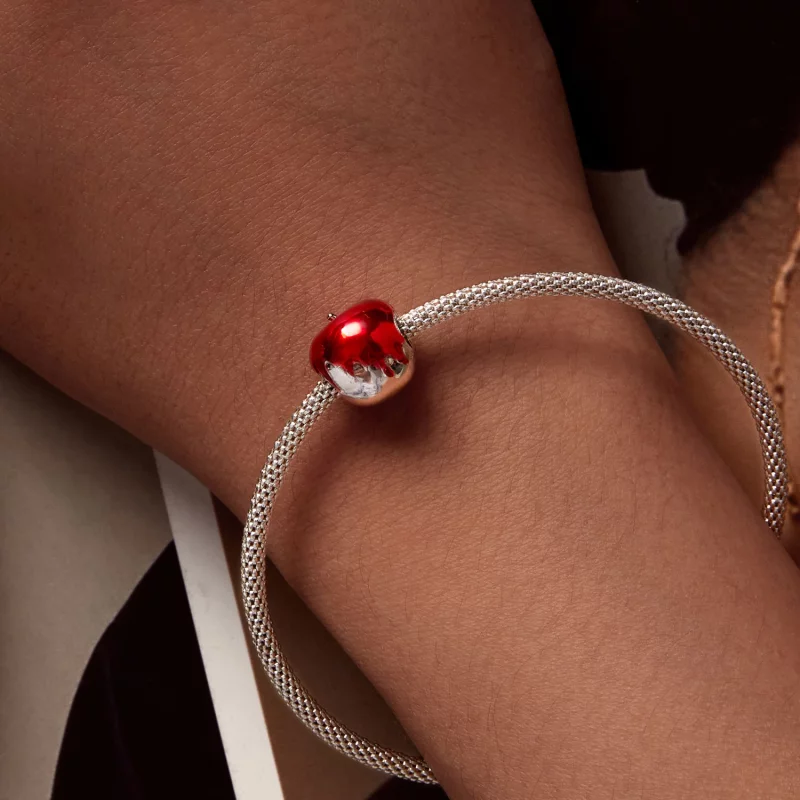 (image pour) Charm style Pandora en forme de pomme - SCC2644 - Afficher 7