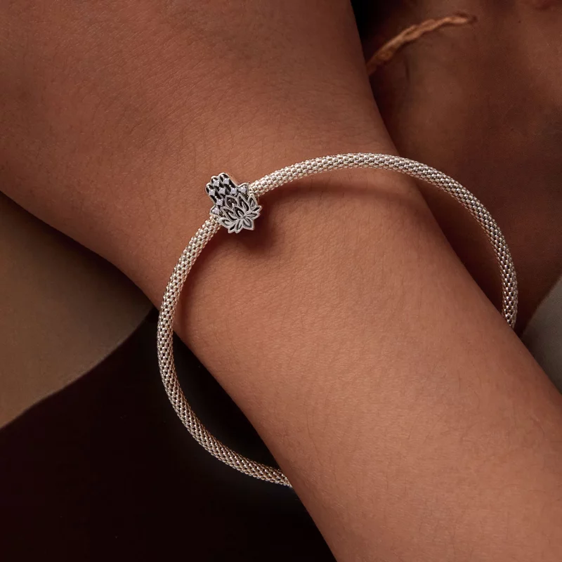 (image pour) Charm style Pandora Main de Fatima - SCC2628 - Afficher 7