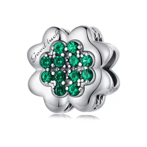 (image pour) Charm style Pandora à quatre feuilles de trèfle - SCC2604
