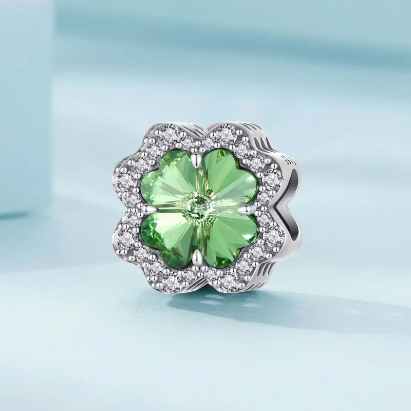 (image pour) Charm style Pandora à quatre feuilles - SCC2622 - Afficher 2