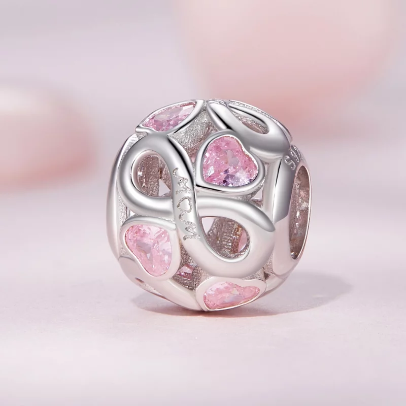 (image pour) Charm style Pandora éternel amour maternel - BSC828 - Afficher 2