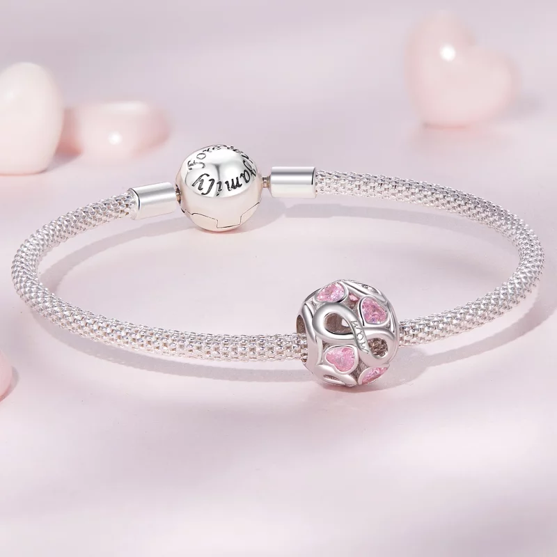 (image pour) Charm style Pandora éternel amour maternel - BSC828 - Afficher 5