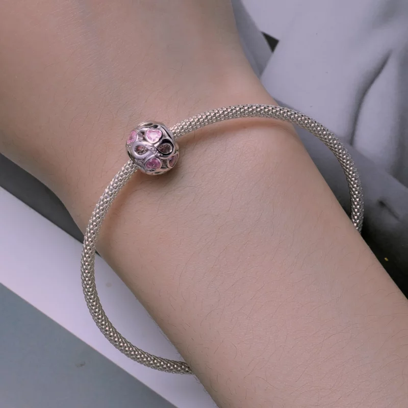 (image pour) Charm style Pandora éternel amour maternel - BSC828 - Afficher 6