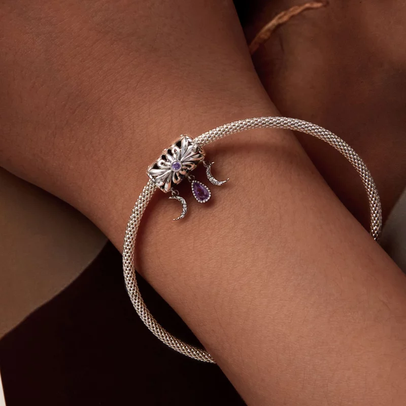 (image pour) Charm style Pandora vintage Iris - SCC2631 - Afficher 6