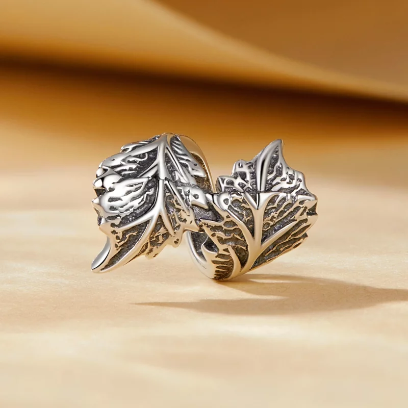 (image pour) Charme de style Pandora en forme de feuille - SCC2575 - Afficher 2