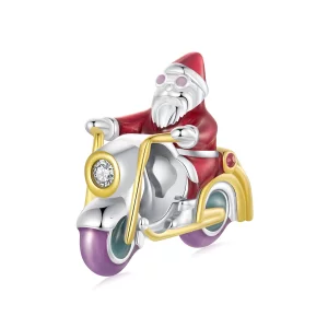 (image pour) Charme lumineux de style Pandora - Le Père Noël est là - SCC2645