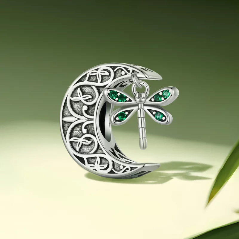 (image pour) Charme Papillon Lune de style Pandora - SCC2605 - Afficher 2