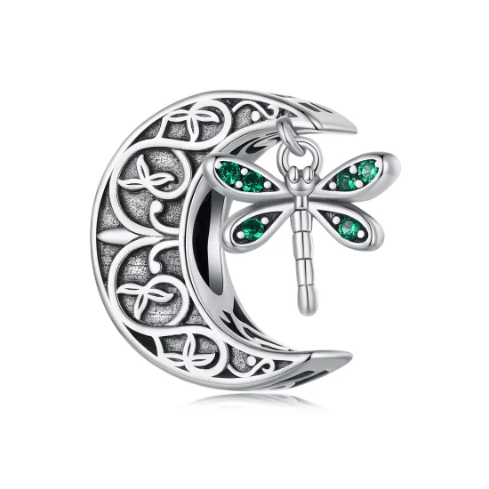 (image pour) Charme Papillon Lune de style Pandora - SCC2605