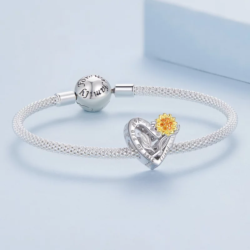 (image pour) Charme style Pandora Tournesol - BSC839 - Afficher 5