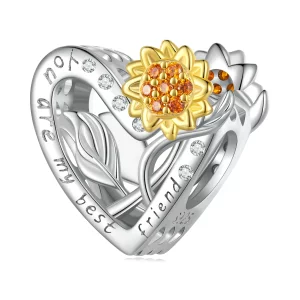 (image pour) Charme style Pandora Tournesol - BSC839