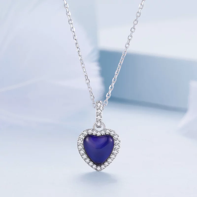 (image pour) Collier Cœur Émotionnel de style Pandora - BSN344 - Afficher 3
