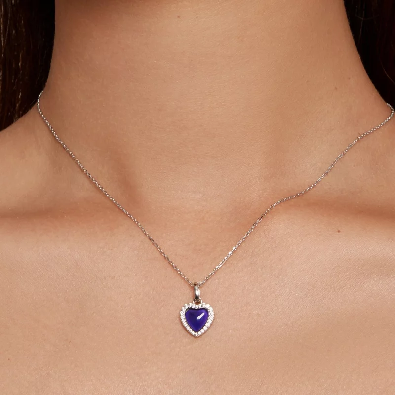 (image pour) Collier Cœur Émotionnel de style Pandora - BSN344 - Afficher 7