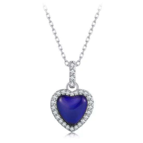 (image pour) Collier Cœur Émotionnel de style Pandora - BSN344