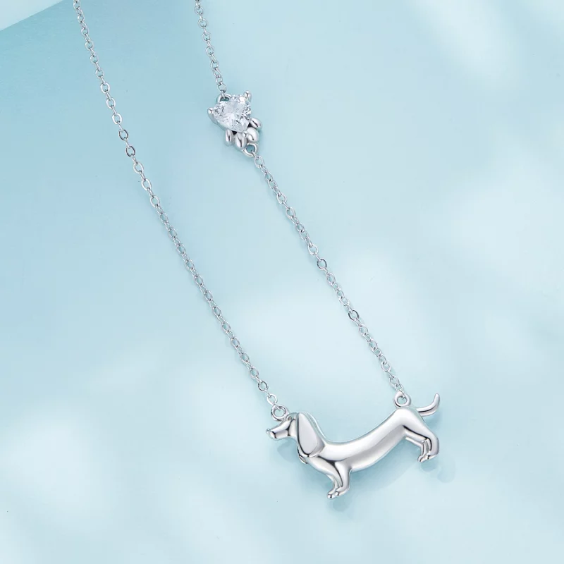 (image pour) Collier de style Pandora avec un teckel - SCN501 - Afficher 2