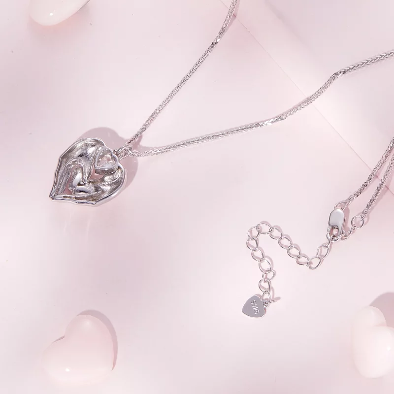 (image pour) Collier empreinte de pied style Pandora - SCN497 - Afficher 4