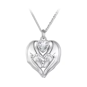 (image pour) Collier empreinte de pied style Pandora - SCN497