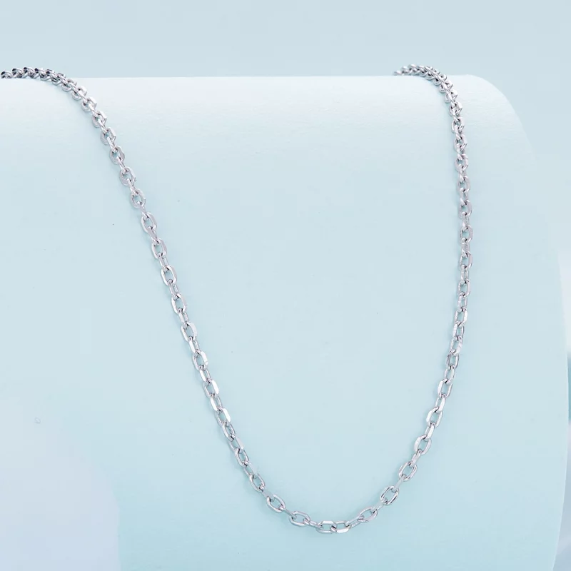 (image pour) Collier en argent style Pandora simple - SCA018 - Afficher 2