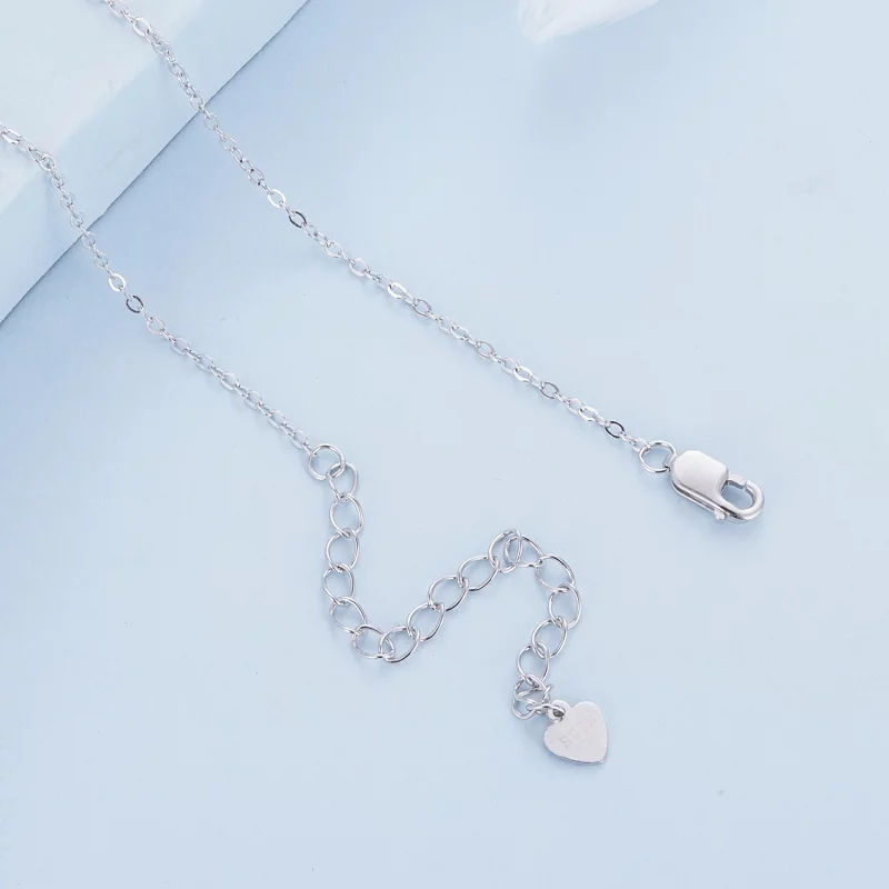 (image pour) Collier en forme d'ange style Pandora avec bague rose - BSN313 - Afficher 5