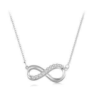 (image pour) Collier en forme de bande de Möbius de style Pandora (un certificat) - MSN018