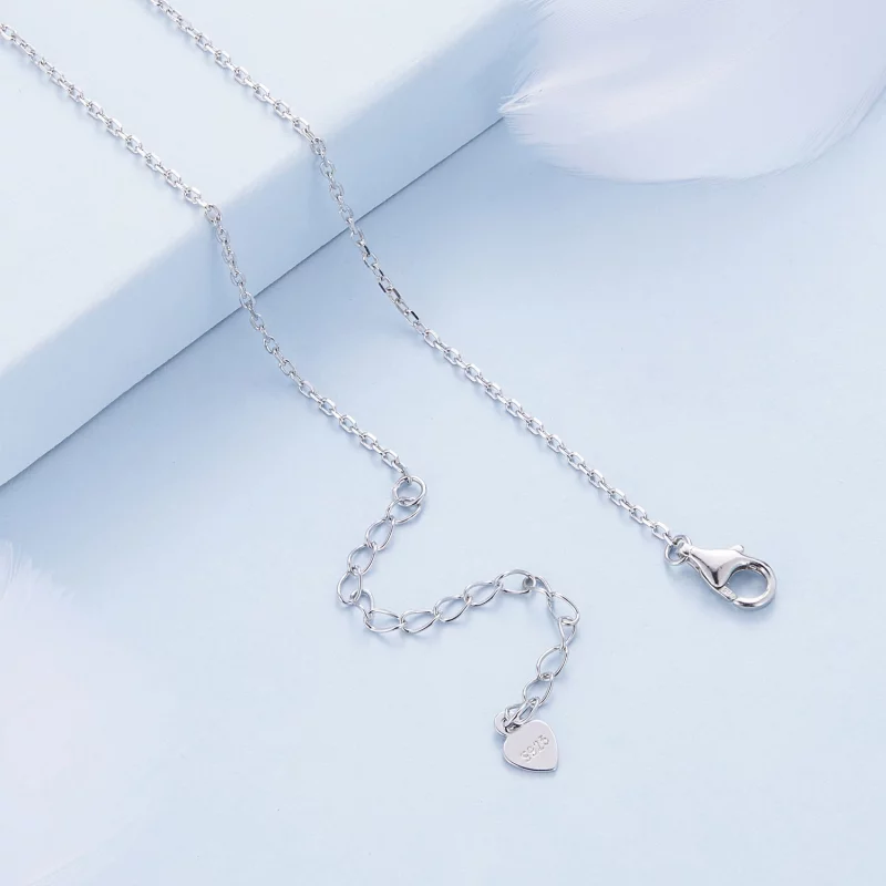 (image pour) Collier en style Pandora avec pendentif papillon lune - BSN353 - Afficher 4