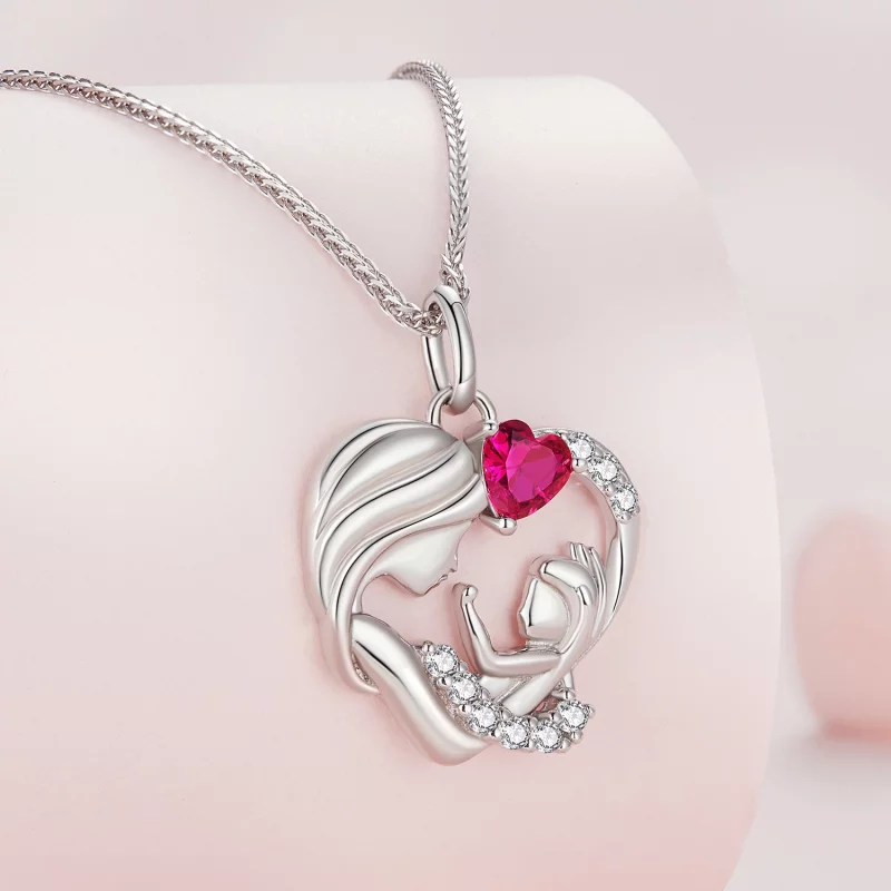 (image pour) Collier Pandora Style Mère et Fils - BSN323 - Afficher 2