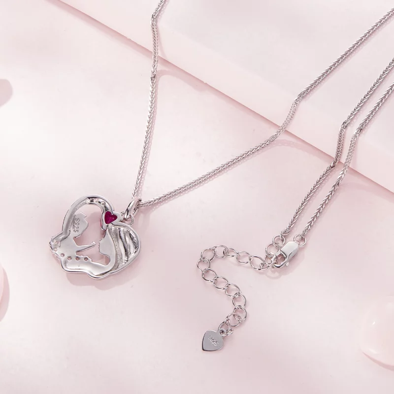 (image pour) Collier Pandora Style Mère et Fils - BSN323 - Afficher 4