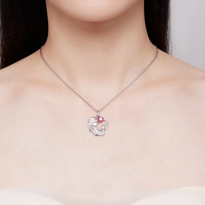 (image pour) Collier Pandora Style Mère et Fils - BSN323 - Afficher 6