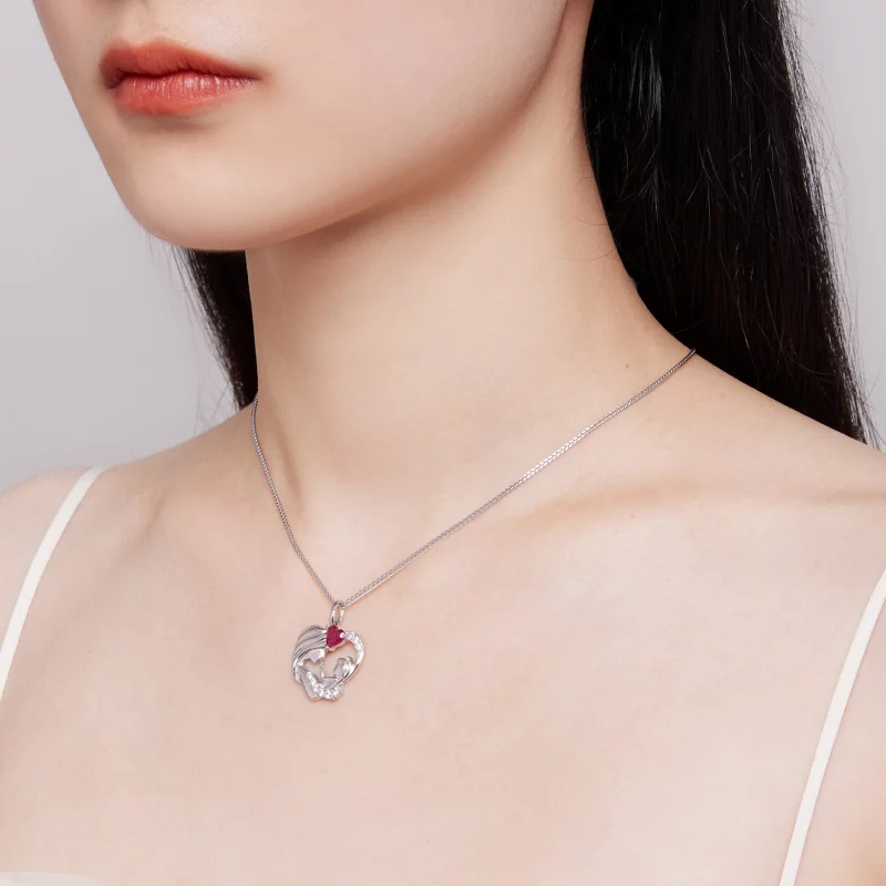(image pour) Collier Pandora Style Mère et Fils - BSN323 - Afficher 7