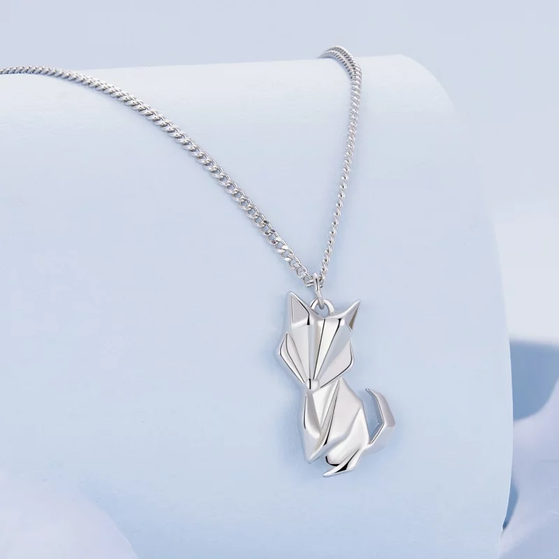 (image pour) Collier Petit Renard de style Pandora - BSN319 - Afficher 2