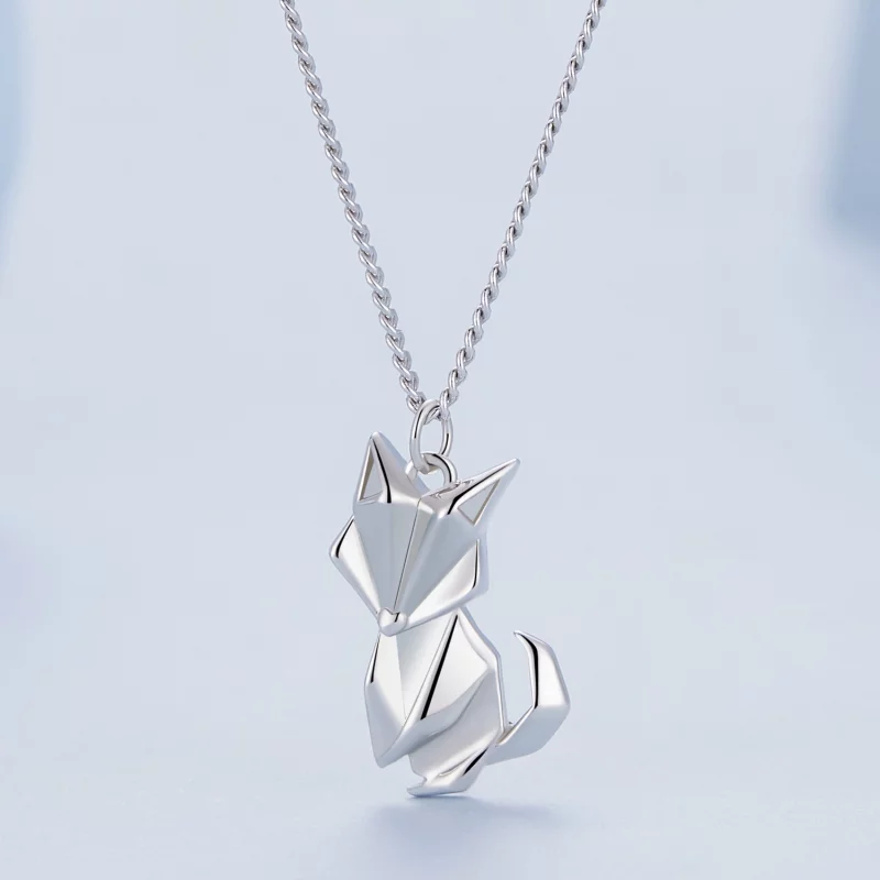 (image pour) Collier Petit Renard de style Pandora - BSN319 - Afficher 3