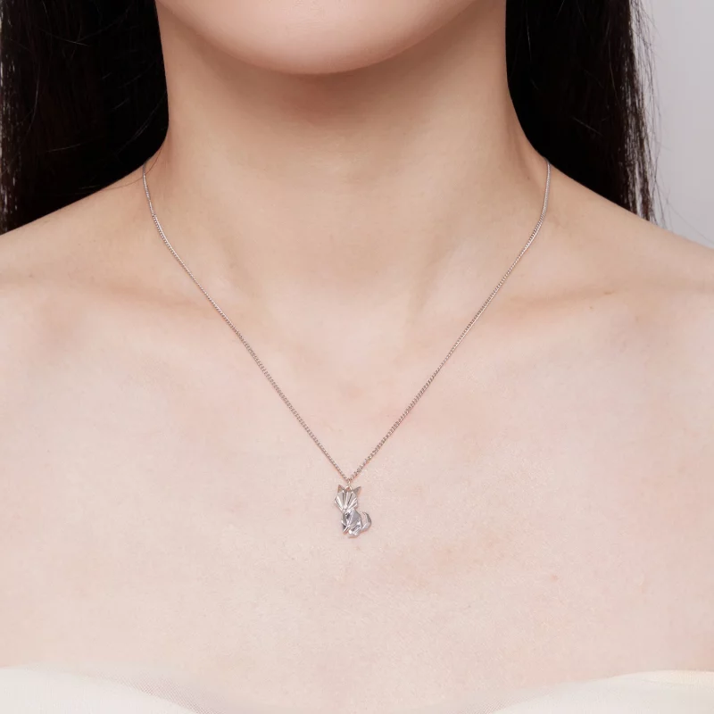 (image pour) Collier Petit Renard de style Pandora - BSN319 - Afficher 6