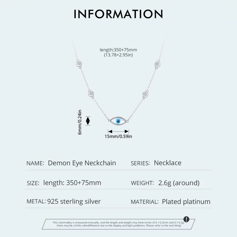 (image pour) Collier style Pandora avec œil du diable - SCN505 - Afficher 4