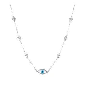 (image pour) Collier style Pandora avec œil du diable - SCN505