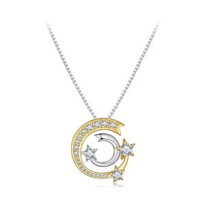 Collier style Pandora avec météore - BSN350 (image pour) Collier style Pandora avec météore - BSN350
