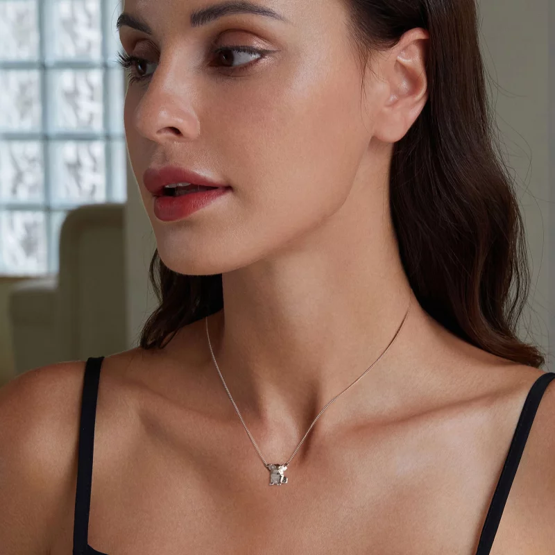 (image pour) Collier style Pandora avec pendentif Carlin - BSN354 - Afficher 6