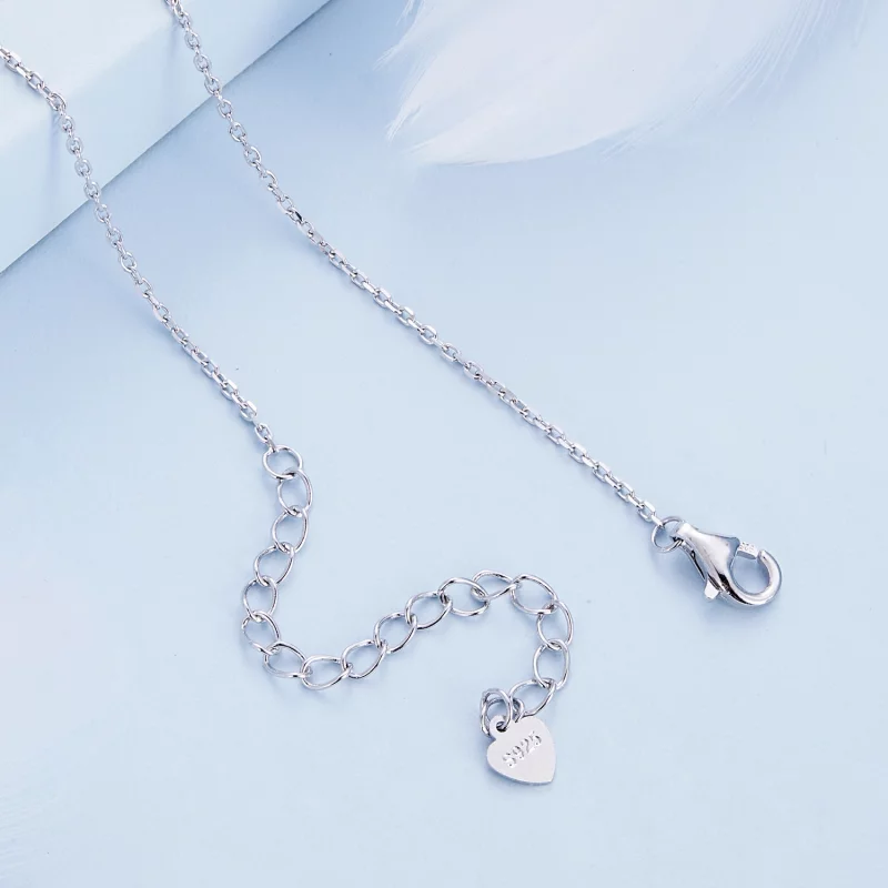 (image pour) Collier style Pandora avec pendentif en forme de lune et étoile - BSN347 - Afficher 4