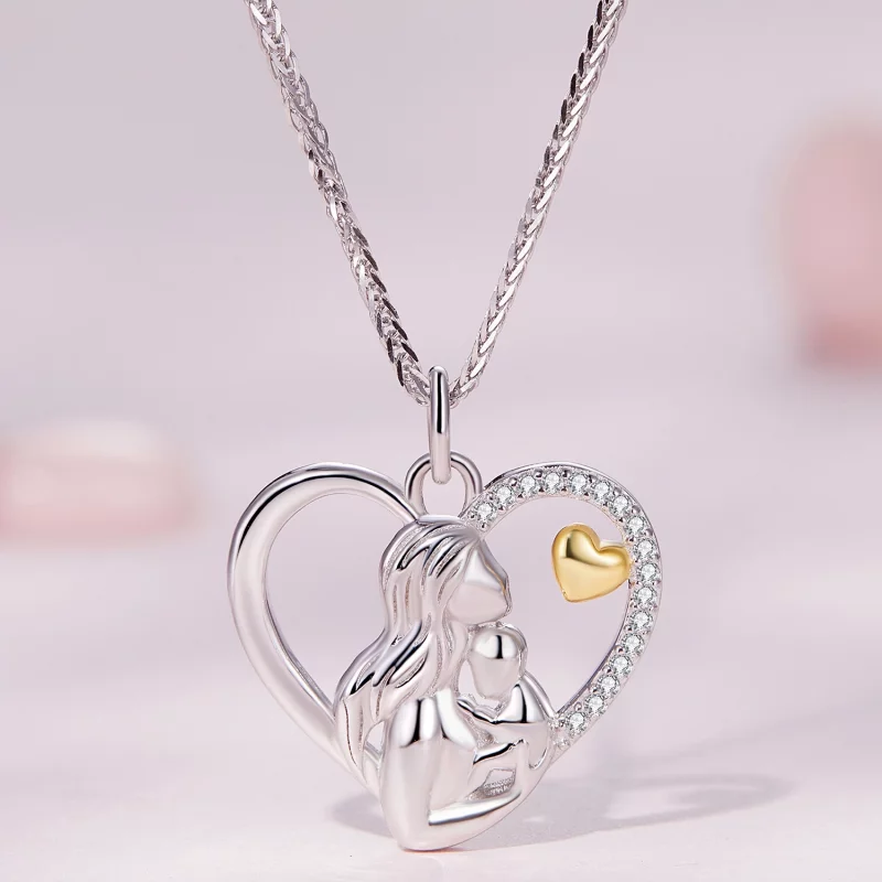 (image pour) Collier style Pandora Deep Love entre une mère et son fils - SCN498 - Afficher 3