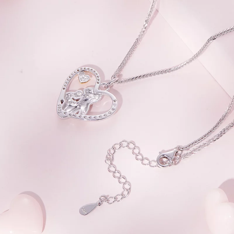 (image pour) Collier style Pandora Deep Love entre une mère et son fils - SCN498 - Afficher 4