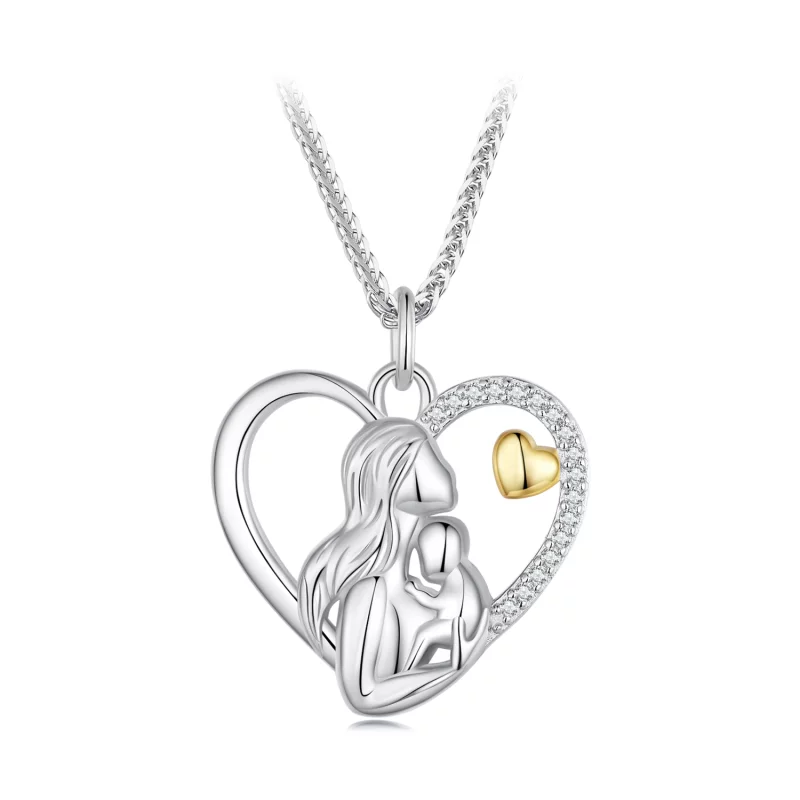 (image pour) Collier style Pandora Deep Love entre une mère et son fils - SCN498 - Afficher 9