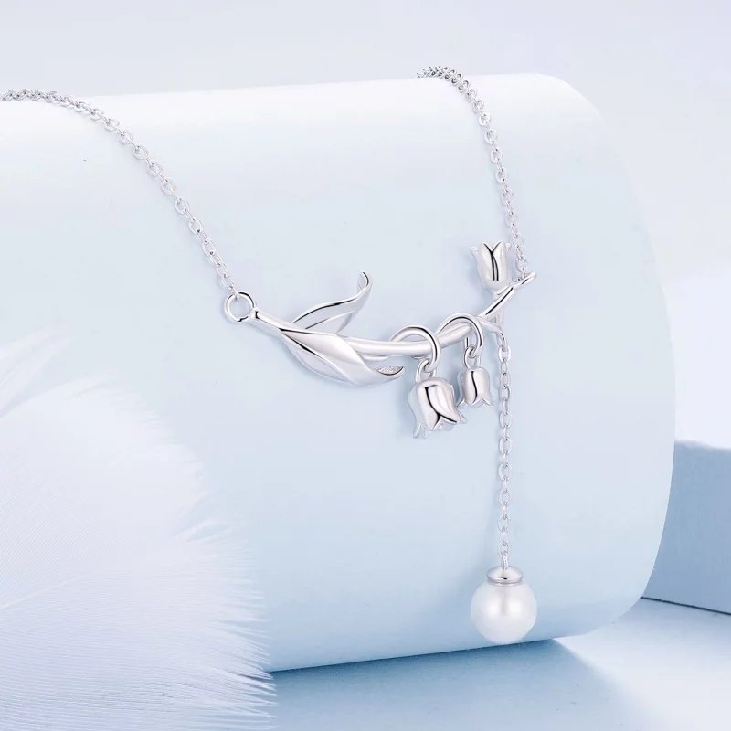 (image pour) Collier style Pandora Muguet - BSN357 - Afficher 2