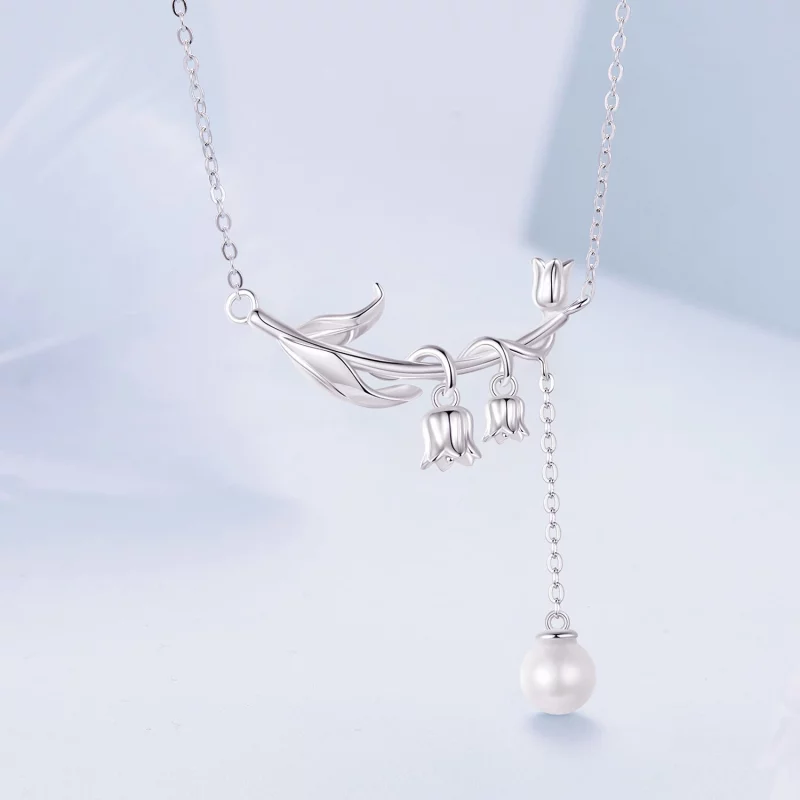 (image pour) Collier style Pandora Muguet - BSN357 - Afficher 3
